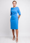 Lizabella Ruched Waist Pencil Dress, Blue
