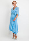 Lizabella Chiffon Asymmetric Hem Dress, Blue
