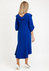 Lizabella Embellished Neckline Midi Dress, Royal Blue