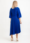 Lizabella Bishop Sleeve Wrap Midi Dress, Royal Blue