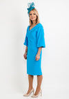 Lizabella Bishop Sleeve Midi Dress, Blue