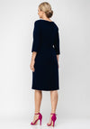 Lizabella Ruched Bodice Pencil Dress, Navy