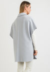 Lizabella Relaxed Fit Felt Jacket, Grey