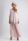 Lizabella Top & Trousers Two Piece Outfit, Blush Pink