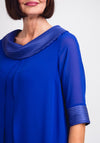 Lizabella Chiffon Top & Trousers Outfit, Royal Blue