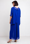 Lizabella Chiffon Top & Trousers Outfit, Royal Blue