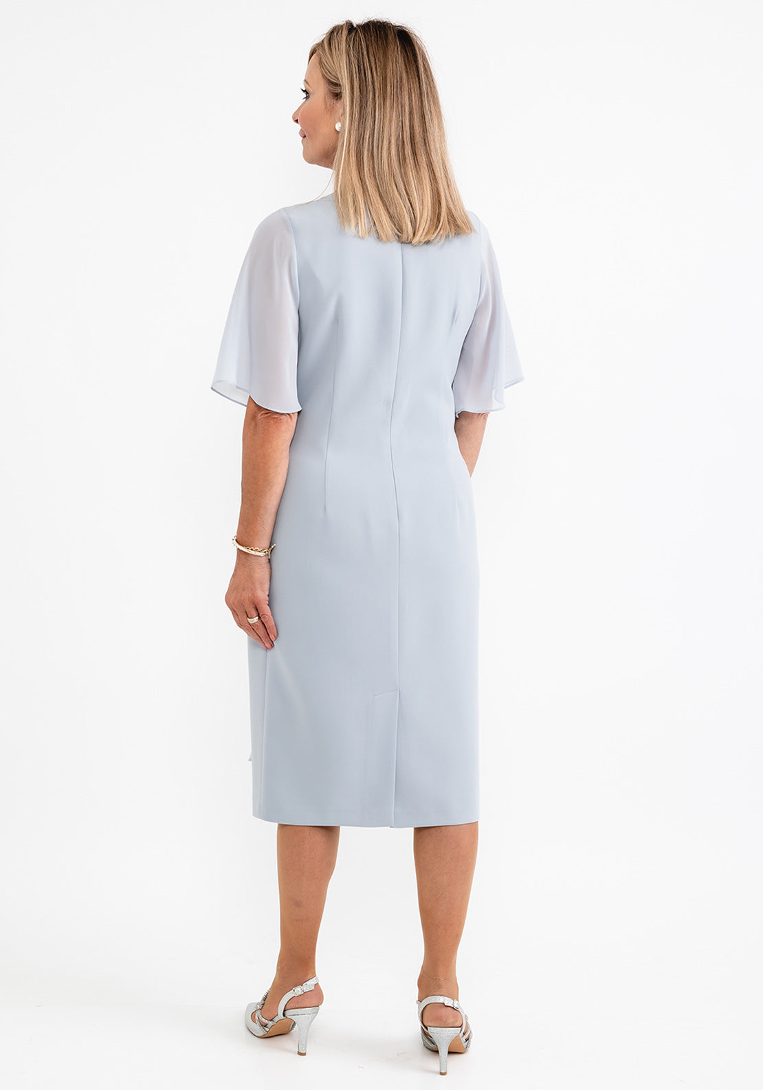 lizabella silver dress Silver Mother of the Bride Dress