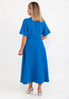Lizabella Beaded Waist A Line Maxi Dress, Royal Blue