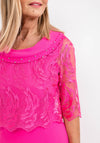 Lizabella Lace Bolero & Dress Two Piece, Pink