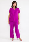 Lizabella Chiffon 3 Piece Suit, Purple