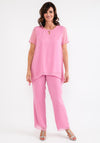 Lizabella Chiffon 3 Piece Suit, Rose Pink