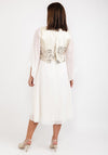Lizabella Metallic & Chiffon Bolero & Dress, Gold
