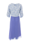 Lizabella Dipped Chiffon Skirt Midi Dress, Lavender