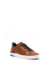 Tommy Bowe Mens Doris Leather Trainers, Camel