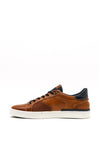 Tommy Bowe Mens Doris Leather Trainers, Camel