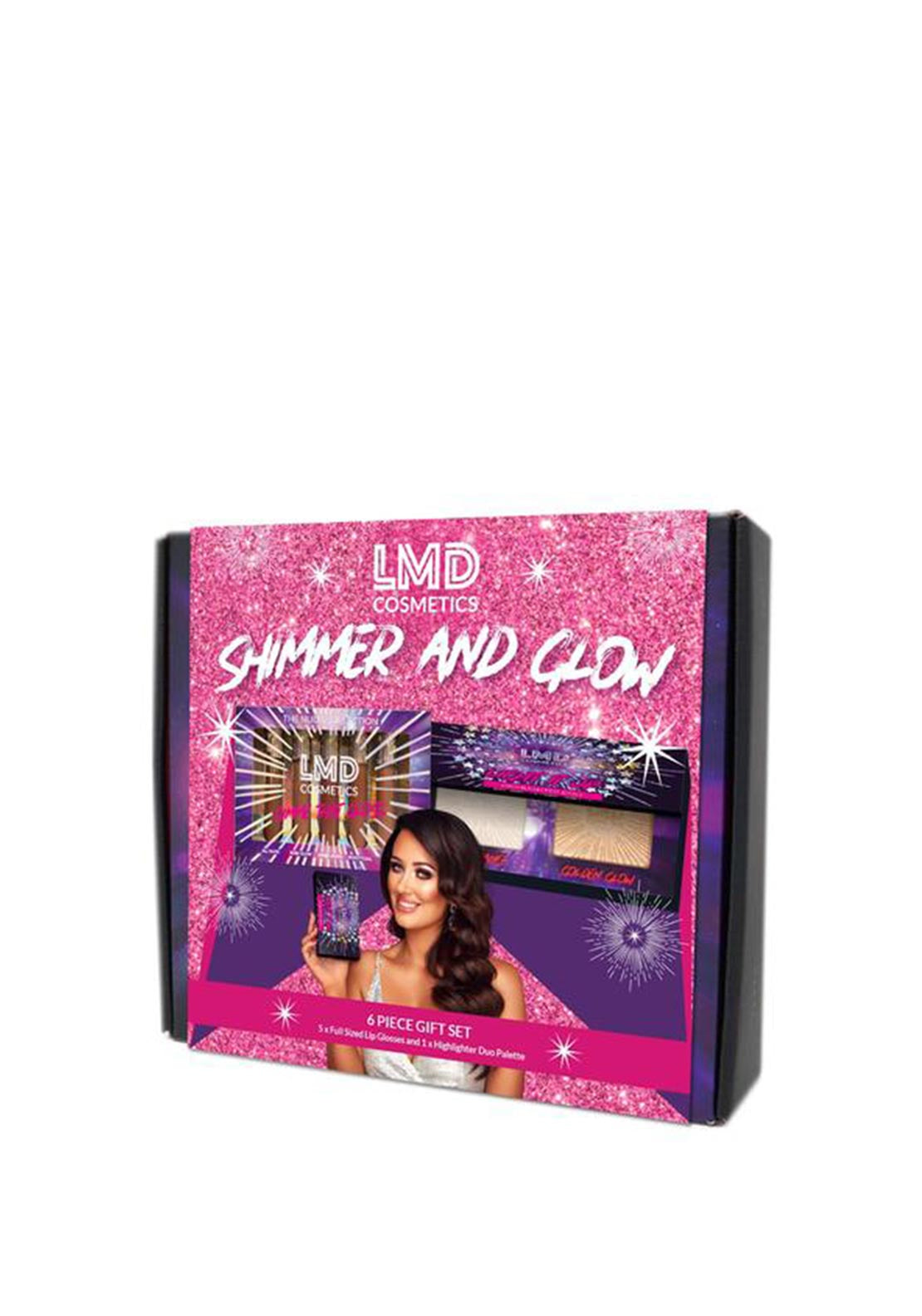 LMD Cosmetics Shimmer & Glow 6 Piece Gift Set