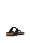 Lodi B Esclava T-bar Sandals, Black