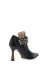 Lodi Marvia Embellished Strap Boot, Black