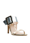 Lodi Taela Stiletto Heel Strappy Sandals, Metallic Multi