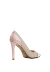 Lodi Vensil Pink, White & Brown High Heel Court Shoes
