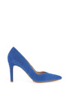 Lodi Rabot Suede Court Shoes, Azure Blue