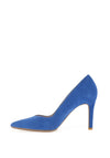 Lodi Rabot Suede Court Shoes, Azure Blue