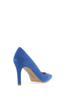 Lodi Rabot Suede Court Shoes, Azure Blue