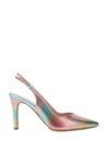 Lodi Raian Sling Back Rainbow Ombre Court Shoes, Multi