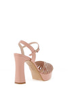 Lodi Tidena Chain Strap Platform Heeled Sandals, Pink