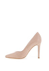 Lodi Victory Leather Pointed High Court Shoe, Nude