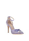 Lodi Yisis Metallic High Heeled Sandals, Lilac