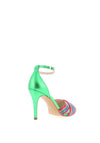 Lodi Yitus Vibrant High Heeled Sandals, Green Multi
