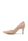Lodi Emirate Glitter Pointed Toe Court Shoes, Pink