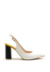 Lodi Sorea Colour Block Sling Back Heel, Multi