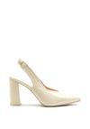 Lodi Sensai Sling Back Block Heel Shoes, Beige