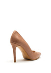 Lodi Victory Leather Pointed Court Shoe, Deep Nude