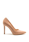 Lodi Victory Classic Leather Pointed Court Shoe, Nude