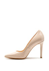 Lodi Victory Patent Pointed High Court Shoe, Nude