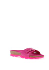Lodi B Pala Buckle Slip On Sandals, Pink