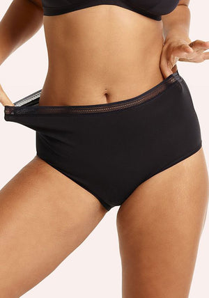 Love Luna Lady Leaks Full Briefs, Black