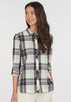 Barbour Womens Seaglow Checked Shirt, Navy Multi