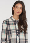 Barbour Womens Seaglow Checked Shirt, Navy Multi