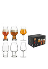 Luigi Bormioli Assorted Beer Tasting Glasses, Set of 6