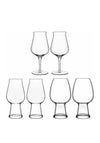 Luigi Bormioli Assorted Beer Tasting Glasses, Set of 6