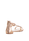 Lunar Belle Diamante Strappy Sandals, Rose Gold