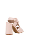 Lunar Quince Block Heel Sandals, Pink