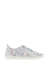 Lunar Exbury Floral Comfort Shoes, White