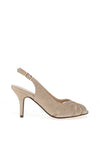 Lunar Sariyah Glitter Heeled Shoes, Gold