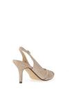 Lunar Elegance Sariyah Glitter Heeled Shoes, Gold
