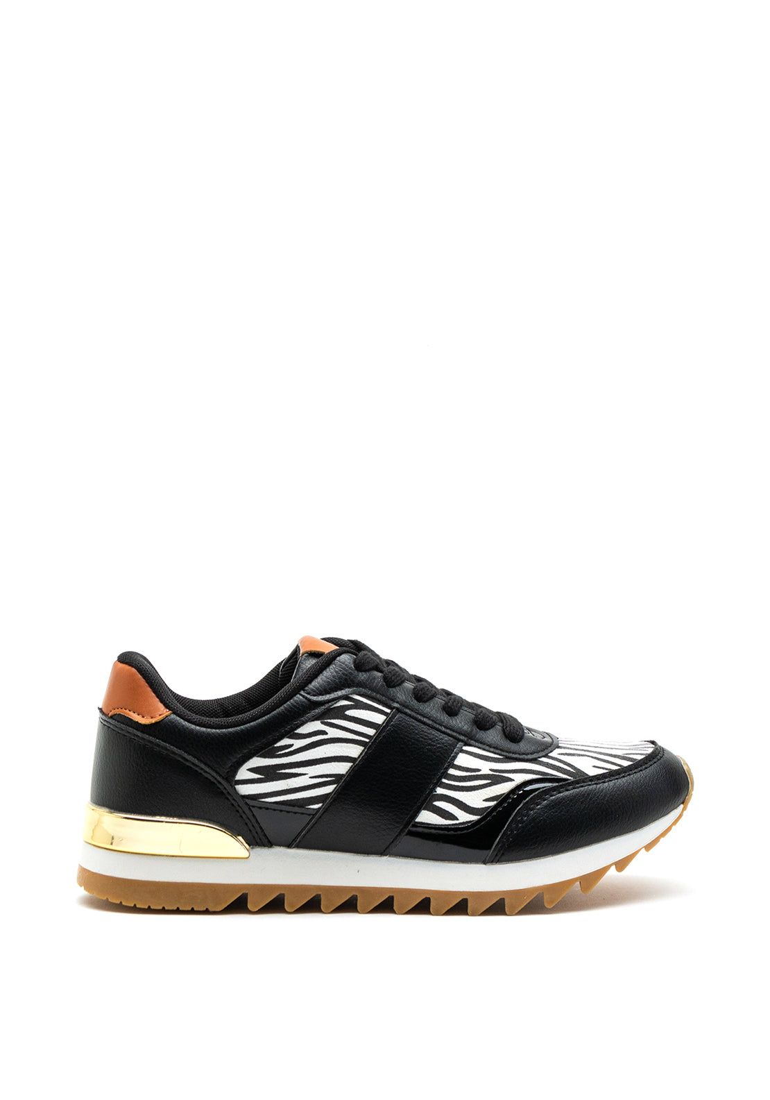 Lunar Ridge Sole Trainers, Black Multi